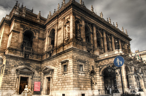 Budapest opera palace. Opera de Budapest