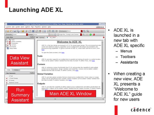 Cadence ADE XL Welcome Splash Screen
