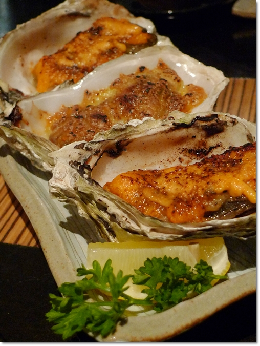 Cheese Baked & Mentai Oysters