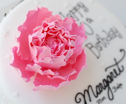 Margaret's Birthday cake - peony