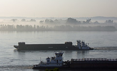 Barges in the Fog