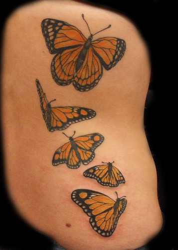  Monarch Butterfly Tattoo 3 Session (Inspired on Shannon Archuleta Design 
