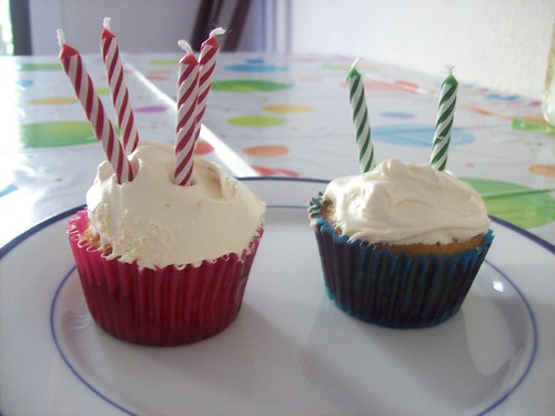 Grain and Sugar Free Birthday Cupcakes
