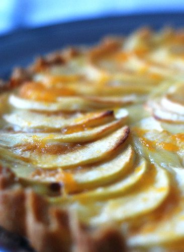 vanilje-sidrunikreemiga õunakook/apple pie with baked custard