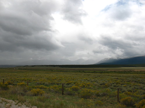 typical wide valley inside the Rockies