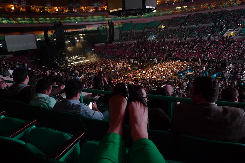 my feet and madison square garden