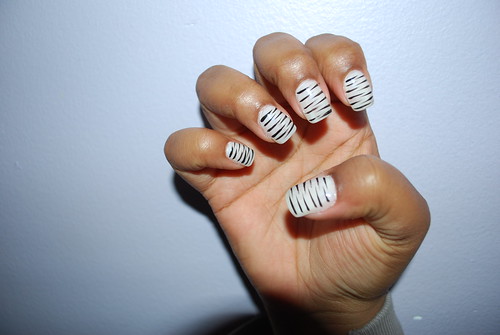pics of zebra print nails. Zebra print nails.
