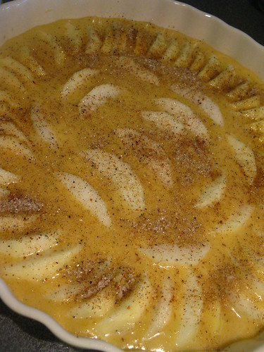 Äppelkaka med citron och kardemumma