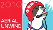 2010 Ravelympics Aerial Unwind badge