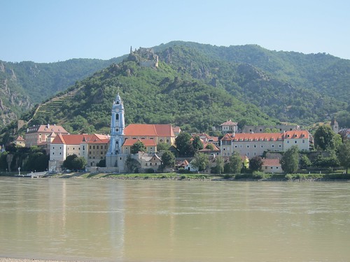 Durnstein as seen from the others side of the Danube