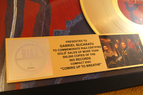 Personalized MercyMe Gold Disc