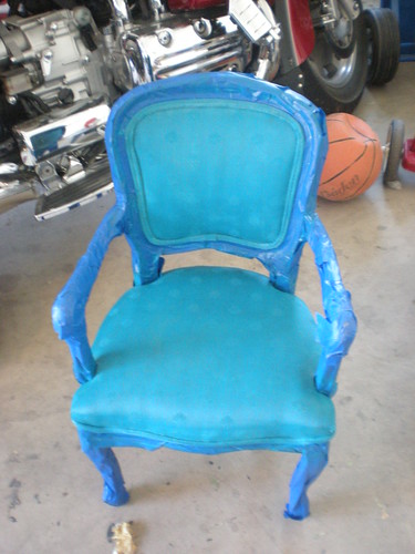 dyed chair