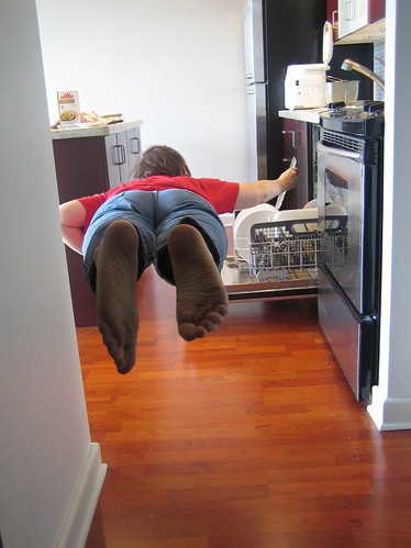 diving into housework