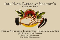 Idle Hand Art Show @ Molotov's, S.F.