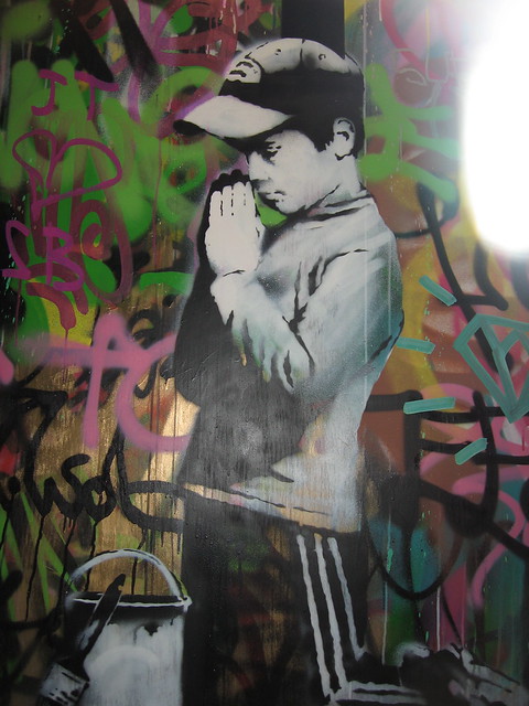 Banksy Installation Detail HMV London Photo:© ArtLyst 2010