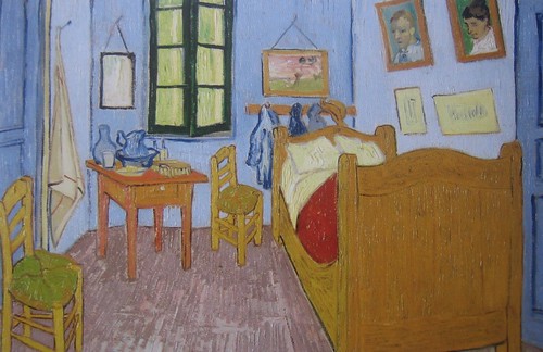 Van Gogh's Bedroom at Arles (detail), Vincent van Gogh, 1889, Musée d’Orsay, De Young Museum, San Francisco