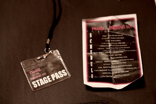 Stage pass & schedule