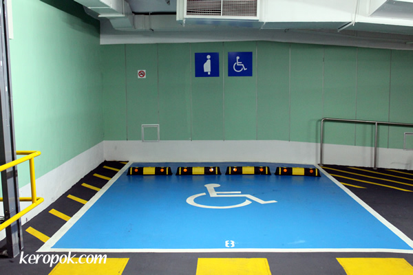 Car Park Space for Disabled and Pregnant Mums