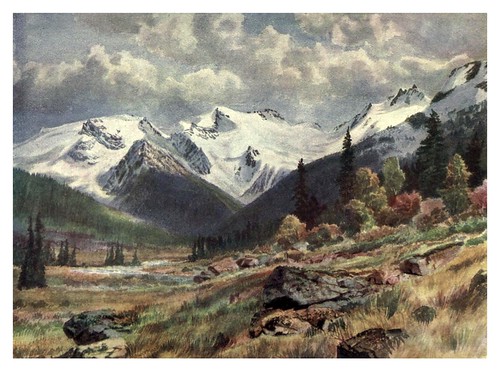 019-Valle desde el Rogers Pass-Canada-1907- Thomas Martin Mower
