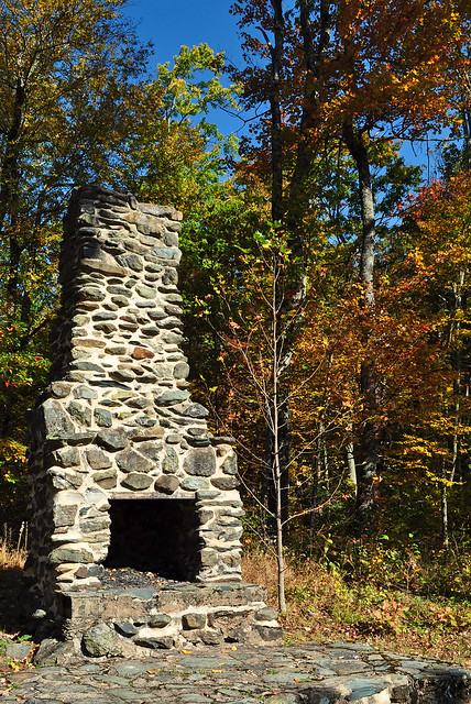 Camp Rapidan Fireplace
