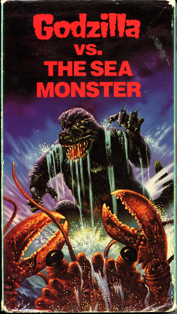 Godzilla vs Seamonster (VHS Box Art)