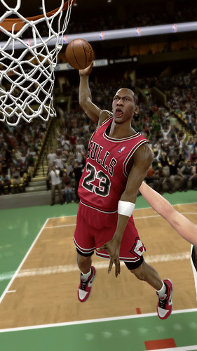 Michael Jordan in NBA 2K11 for PS3 and PlayStation Move