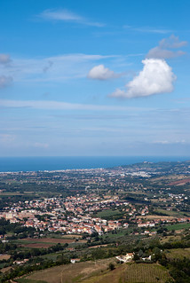 Vista sulla  Romagna