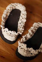 Frilly Crocheted Shoes!
