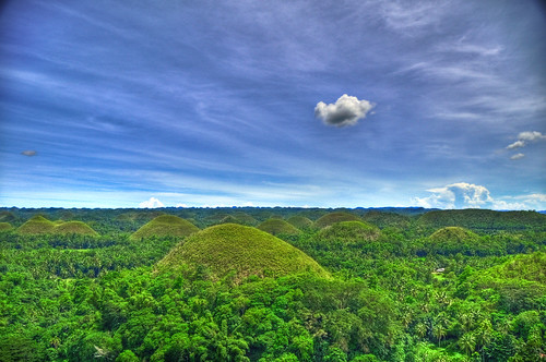 Chocolate Hills (Bohol, Philippines)  (View on Black)  (kthxbai)