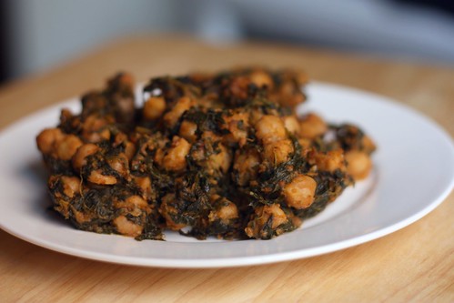 Moroccon Chickpeas and Spinach