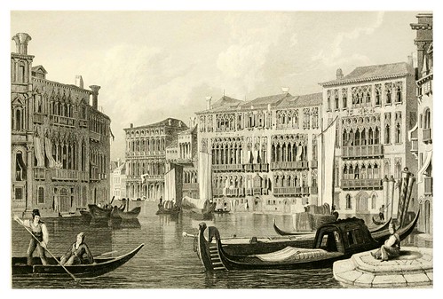 017-Palacio Foscari en Venecia-The tourist in Switzerland and Italy-1830-Samuel Prout