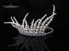 'Snow Princess' asymmetric half crown Winter Collection 2011