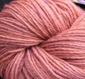 4.4 oz BFL Wool DK Yarn  "Reddish-Brown"