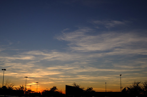 Sunset sky