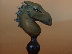 Miniature dragon bust