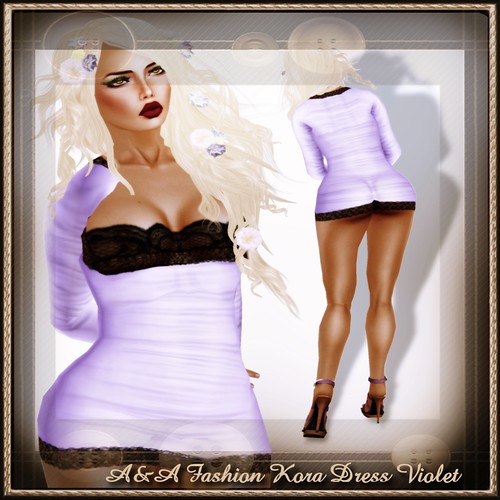 A&A Fashion Kora Dress Violet