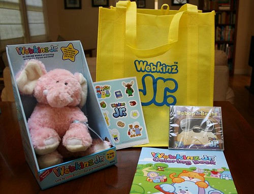 Each child received a Webkinz Jr. goody bag
