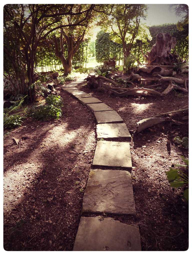 Herstmonceux Medieval Festival ~ a path in the woods