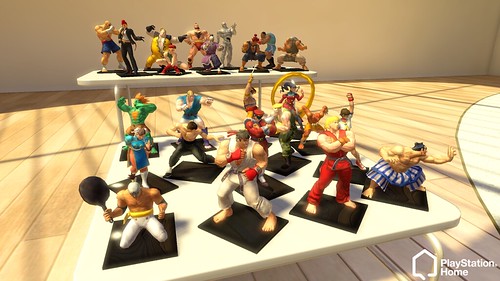 PlayStation Home: Street Fighter 4 statuettes