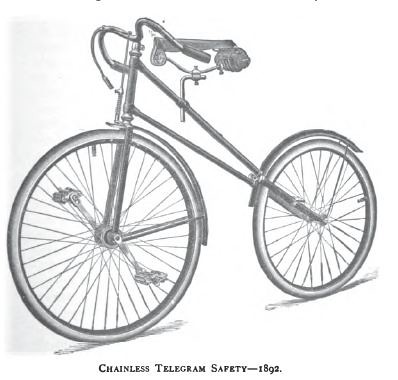 Chainless Safety Bicycle (1892)
