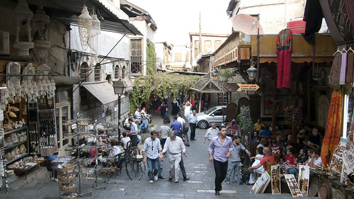 Cafe alley at Damascus