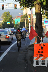 Broadway-Williams bike signal day 3-4