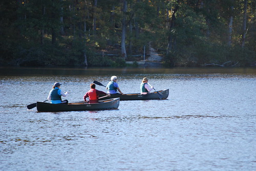 Canoeing on the Lake