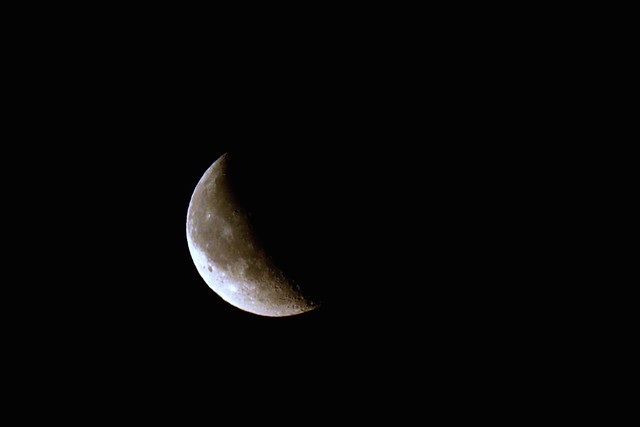 Crescent Moon, July 20th '09