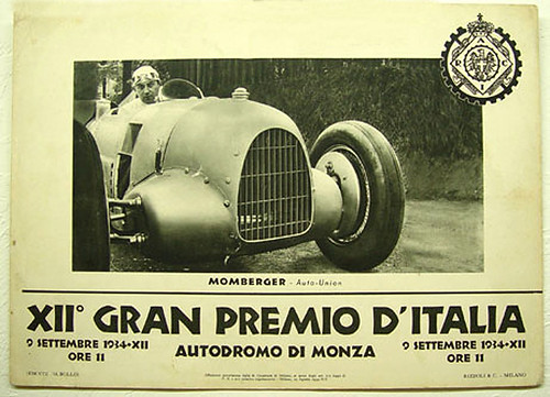 007-Italian Grand Prix 1934-© 2010 Vintage Auto Posters. All Rights Reserved
