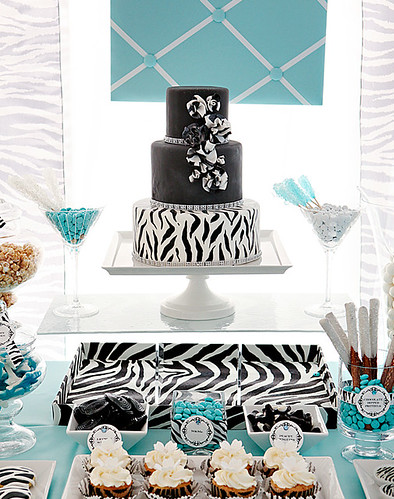 Tiffany Blue and Zebra Print wedding theme inspiration for all you bold 
