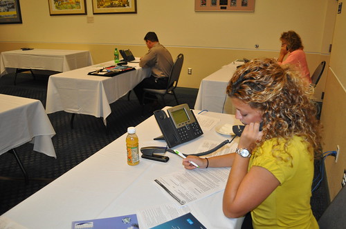 Combined Sales Teams of Charlotte County, Fla., Making Phone Calls