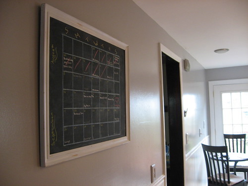 Chalkboard Calendar DIY