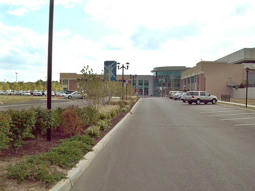 Voorhees Town Center. The J.C. Penney wing extended from here, but was demolished to make way for The Boulevard at Voorhees Town Center.