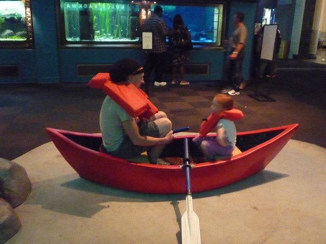 Eric and Addie sailing the Shedd